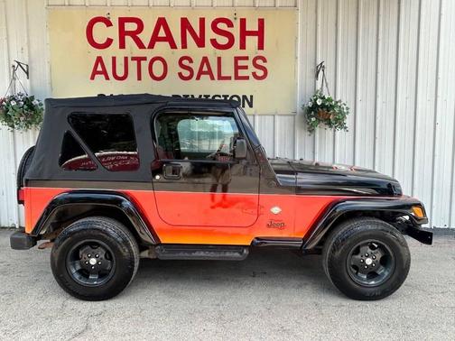 Black 2003 Jeep Wrangler Sahara