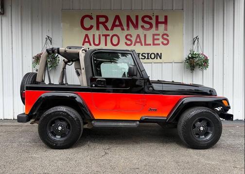 Black 2003 Jeep Wrangler Sahara