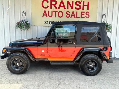 Black 2003 Jeep Wrangler Sahara