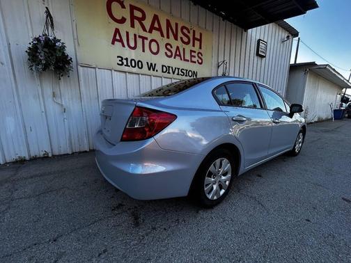 Blue 2012 Honda Civic LX