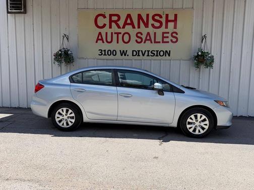 Blue 2012 Honda Civic LX