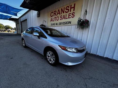Blue 2012 Honda Civic LX