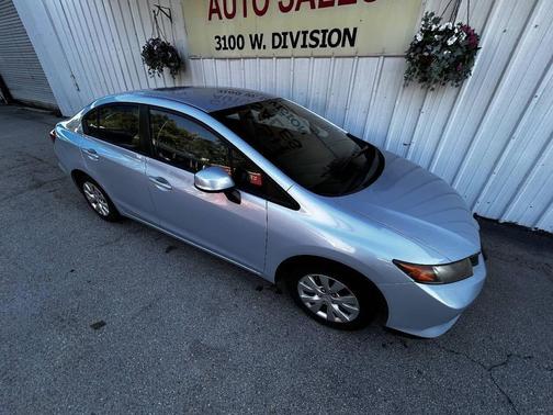 Blue 2012 Honda Civic LX