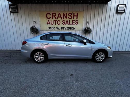 Blue 2012 Honda Civic LX