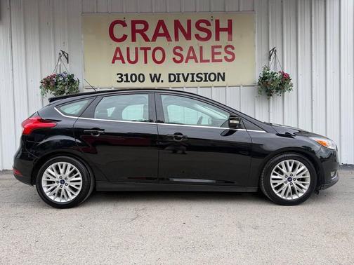 Shadow Black 2017 Ford Focus Titanium