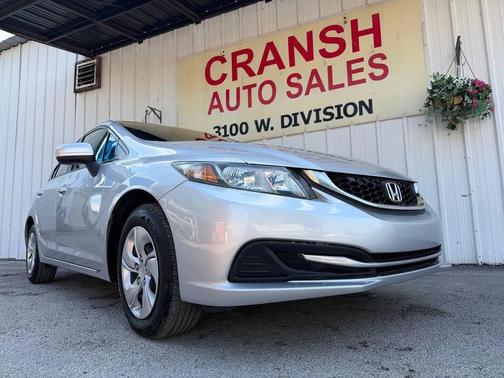 Alabaster Silver Metallic 2015 Honda Civic LX