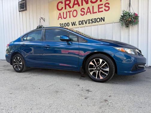 Dyno Blue Pearl 2013 Honda Civic EX