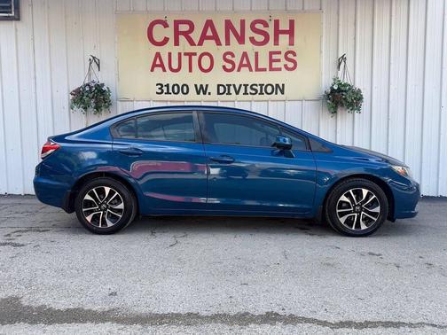 Dyno Blue Pearl 2013 Honda Civic EX