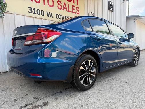 Dyno Blue Pearl 2013 Honda Civic EX