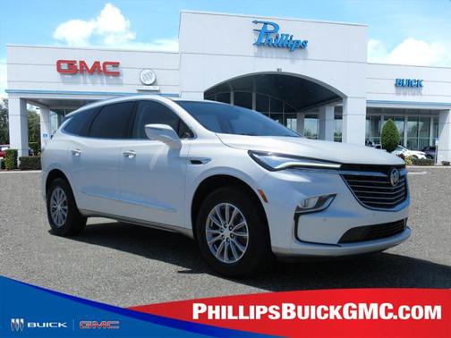 White Frost Tricoat 2022 Buick Enclave FWD Essence