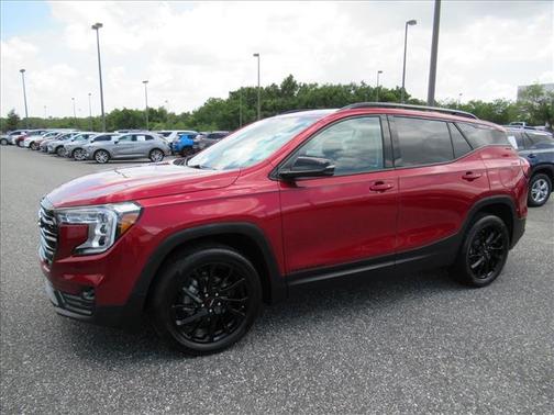 Volcanic Red Tintcoat 2024 GMC Terrain SLT
