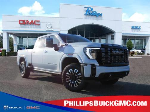 Glacier White Tricoat 2026 GMC Sierra 2500 Denali Ultimate Truck
