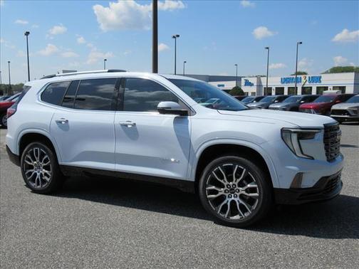 Glacier White Tricoat 2026 GMC Acadia Denali