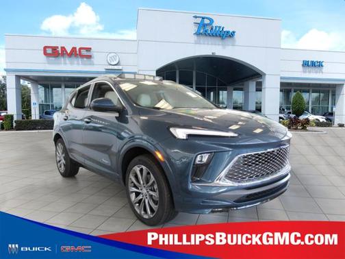 Ocean Blue Metallic 2026 Buick Encore GX Avenir