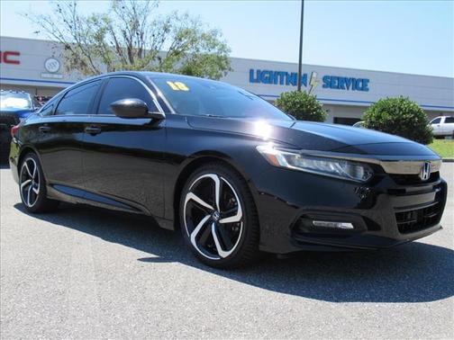 Crystal Black Pearl 2018 Honda Accord Sport 2.0T