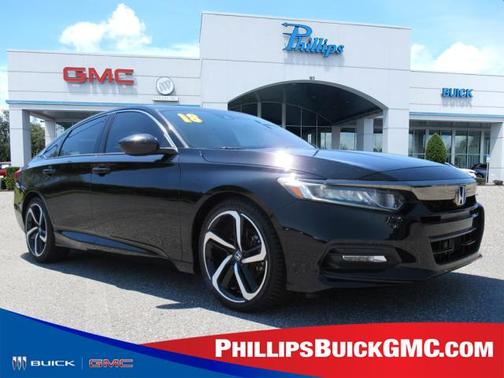 Crystal Black Pearl 2018 Honda Accord Sport 2.0T