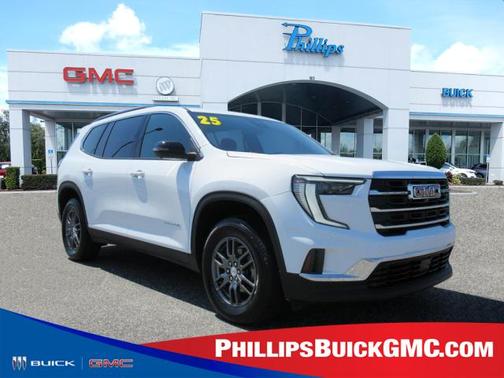 Summit White 2025 GMC Acadia FWD Elevation