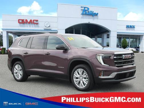 Crystal Metallic 2024 GMC Acadia FWD Elevation
