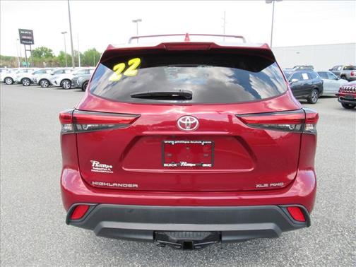 Ruby Flare Pearl 2022 Toyota Highlander XLE