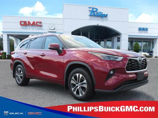 Ruby Flare Pearl 2022 Toyota Highlander XLE