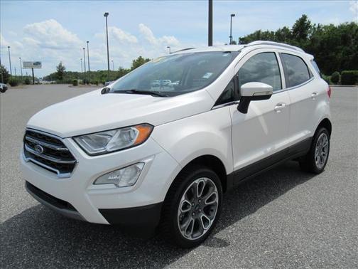 White Platinum Tri-Coat Metallic 2018 Ford EcoSport Titanium