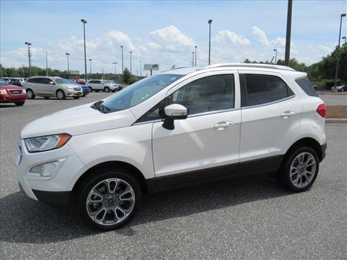 White Platinum Tri-Coat Metallic 2018 Ford EcoSport Titanium