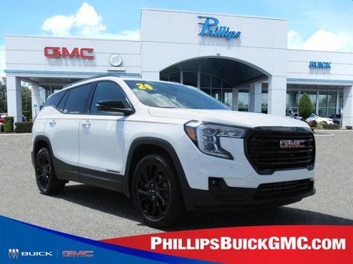 Summit White 2024 GMC Terrain SLT