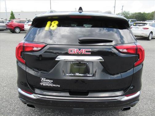 Ebony Twilight Metallic 2018 GMC Terrain Denali