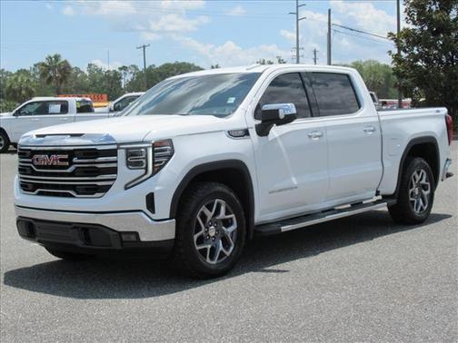 Summit White 2022 GMC Sierra 1500 SLT