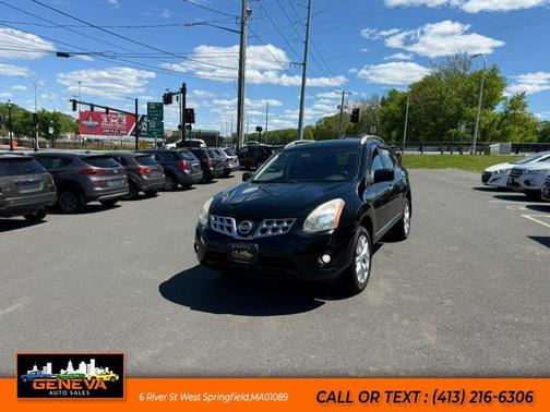 Black 2012 Nissan Rogue SV w/SL Pkg