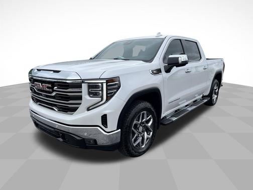 White Frost Tricoat 2024 GMC Sierra 1500 SLT