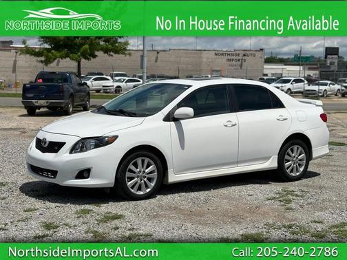 Super White 2010 Toyota Corolla S
