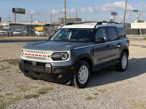 Azure Gray Metallic Tri-Coat 2025 Ford Bronco Sport Heritage