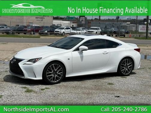 White 2015 Lexus RC 350 Base