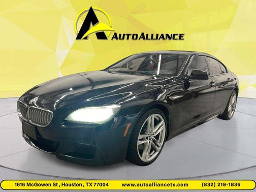 Black 2014 BMW 650 650i Gran Coupe 4D
