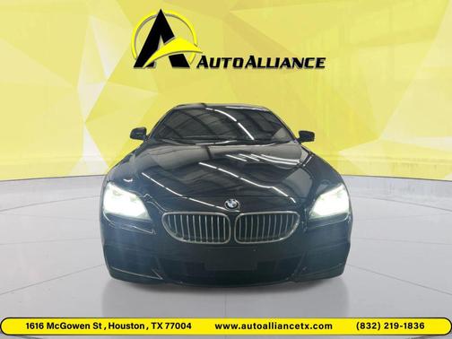 Black 2014 BMW 650 650i Gran Coupe 4D