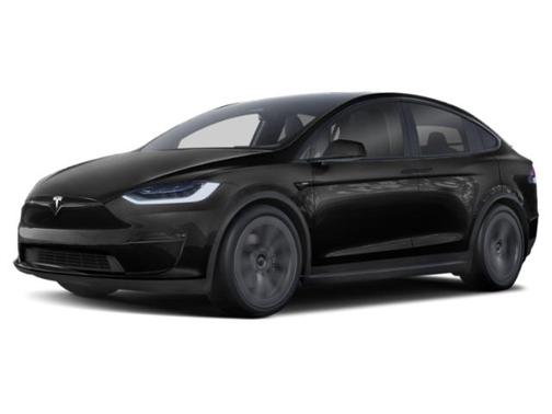 Solid Black 2022 Tesla Model X Dual Motor All-Wheel Drive