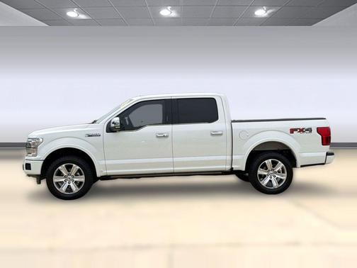 Star White Metallic Tri-Coat 2020 Ford F-150 Platinum