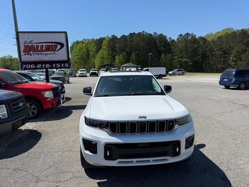 Bright White Clearcoat 2021 Jeep Grand Cherokee L Overland