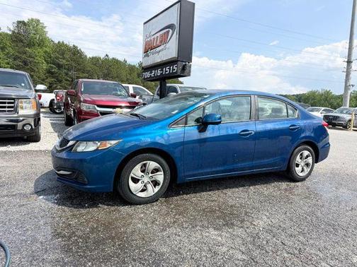 Dyno Blue Pearl 2013 Honda Civic LX