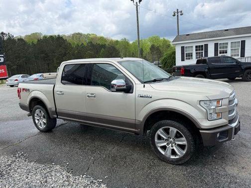 White Gold 2017 Ford F-150 Platinum