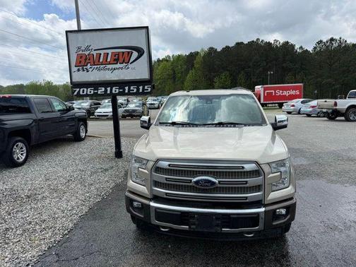 White Gold 2017 Ford F-150 Platinum
