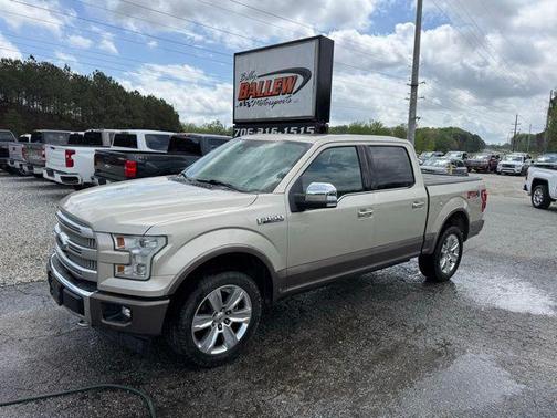 White Gold 2017 Ford F-150 Platinum