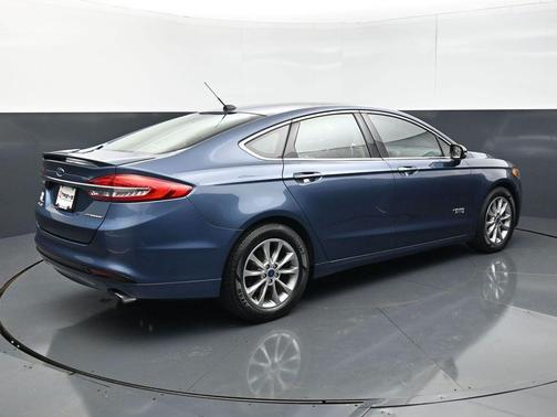 Blue Metallic 2018 Ford Fusion Energi Titanium
