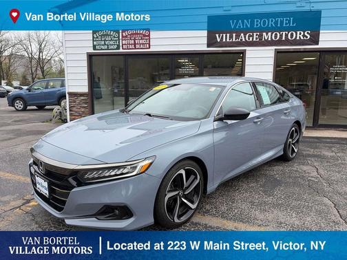 Sonic Gray Pearl 2022 Honda Accord Sport SE 1.5T