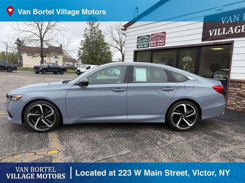 Sonic Gray Pearl 2022 Honda Accord Sport SE 1.5T