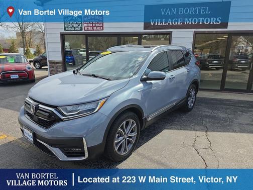 Gray 2022 Honda CR-V Hybrid Touring