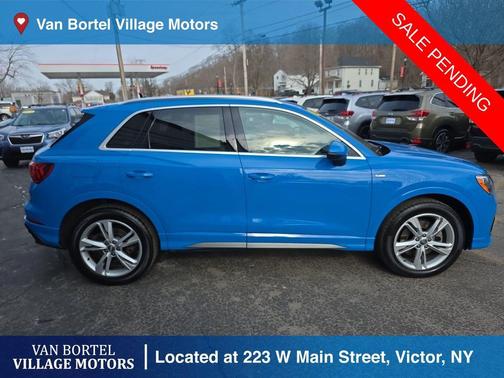 Turbo Blue 2020 Audi Q3 45 S line Premium