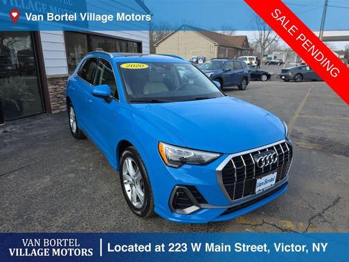 Turbo Blue 2020 Audi Q3 45 S line Premium