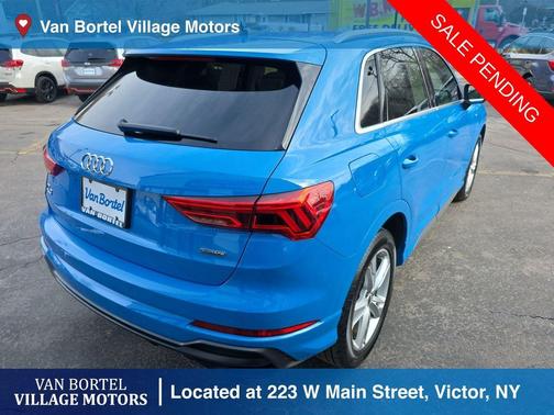 Turbo Blue 2020 Audi Q3 45 S line Premium